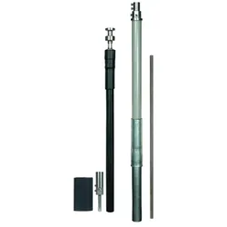 Dehn 819336 HVI-Leitung D 23mm Cu mit Stützrohr L 3200mm und Fangspitze L 1000mm -SET- HVI 23 L6M SR3200 IP FSP1000 GFK AL