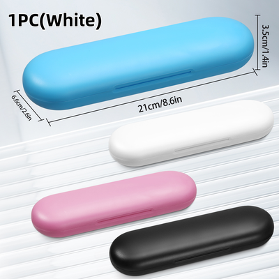 Electric Toothbrush Travel Box Compatible With OralB IO, Portable Dustproof Toothbrush Case For Secure & Hygienic ivory