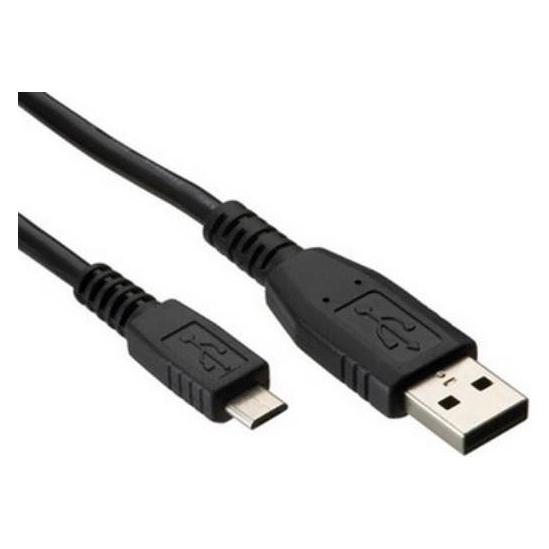 Hamlet USB Typ A Stecker auf Micro USB Typ B Stecker 1,5 m Kabel schwarz (1.50 m, USB 2.0) (XUMICROU150B)