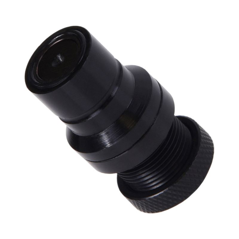 Alphacool Eiszapfen Schnellverschluss Stecker Schott G1/4 IG, schwarz