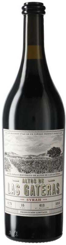 Viña Al Lado De La Casa Altos de las Gateras Syrah 2021 Vino Tinto D.O. Yecla 75 cl.