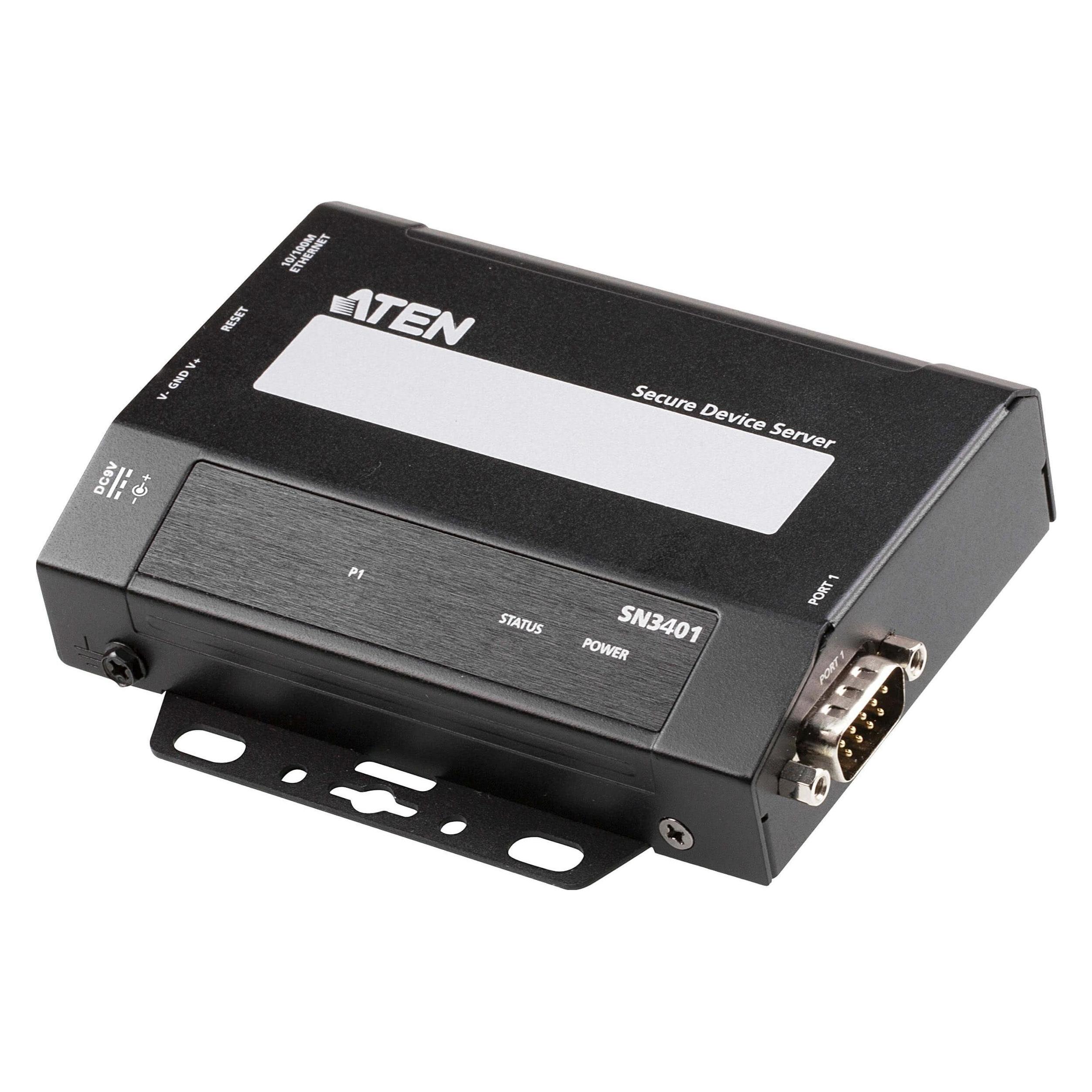 Aten SN3401 1-Port RS-232/422/485 Secure Device Server (SN3401-AX-G)