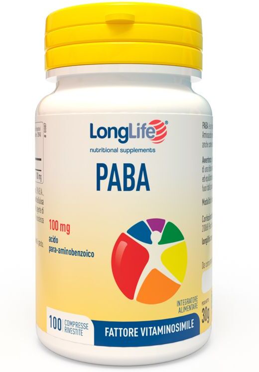 LONGLIFE Srl LongLife PABA 100, 100 Compresse