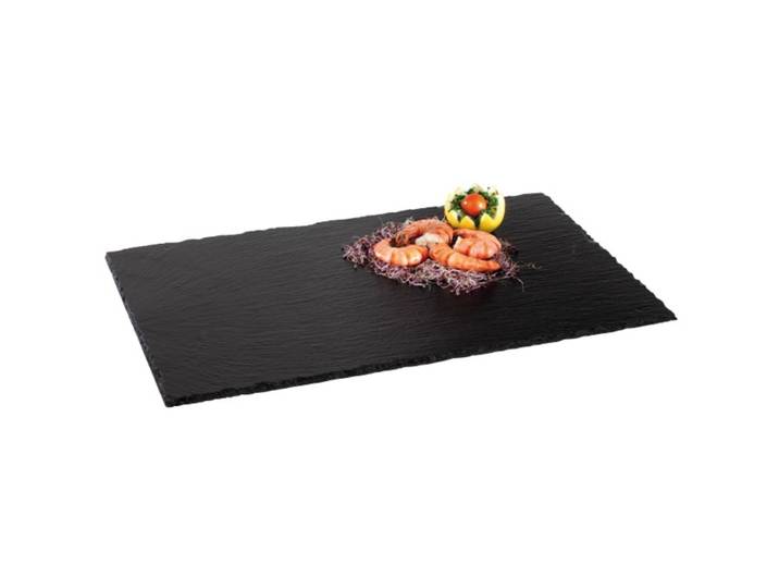 Servierplatte Aps schwarz Schiefer Rechteckig B 32.5 cm - Servierplatte
