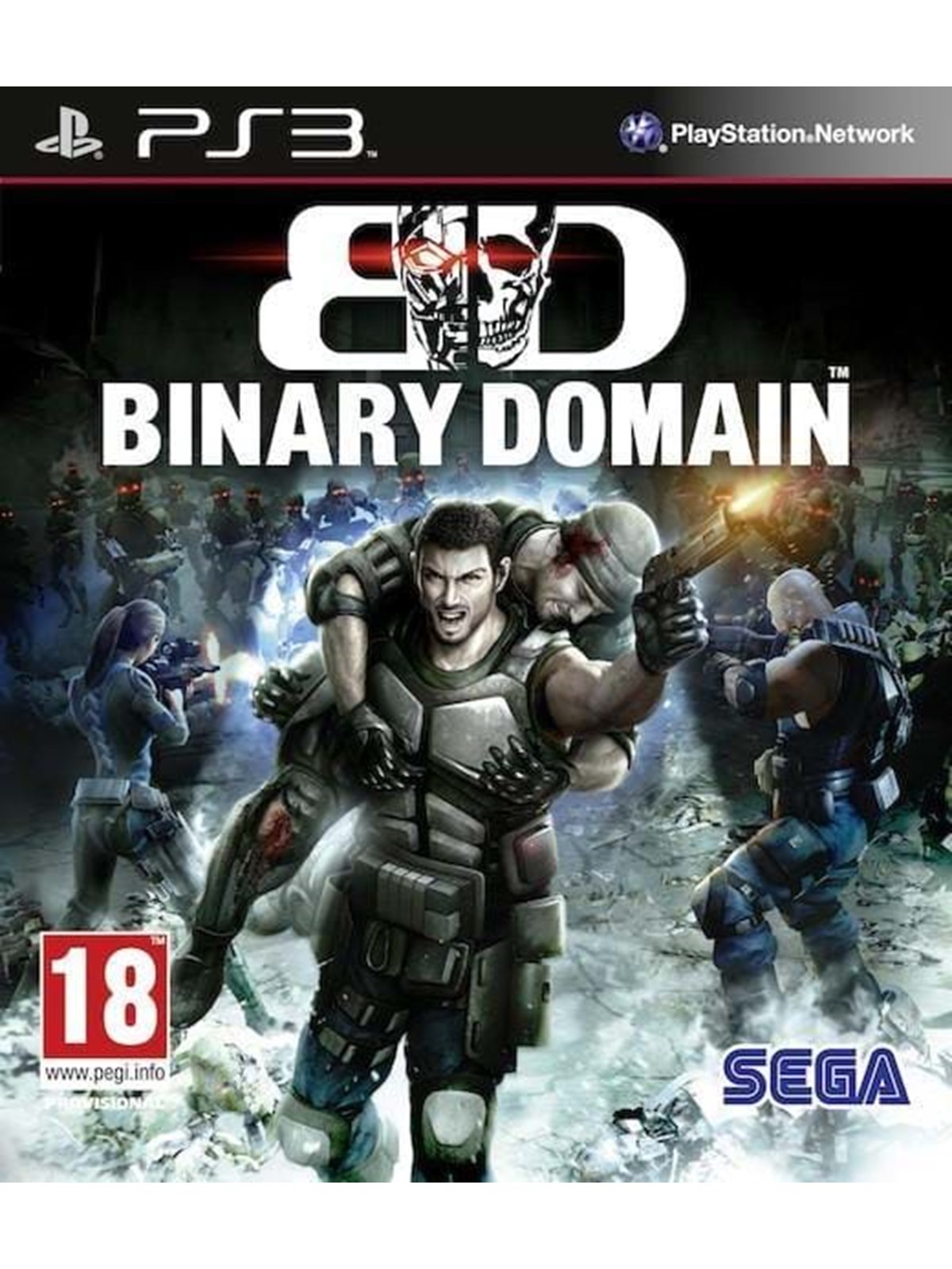 Binary Domain - Sony PlayStation 3 - Action - PEGI 18