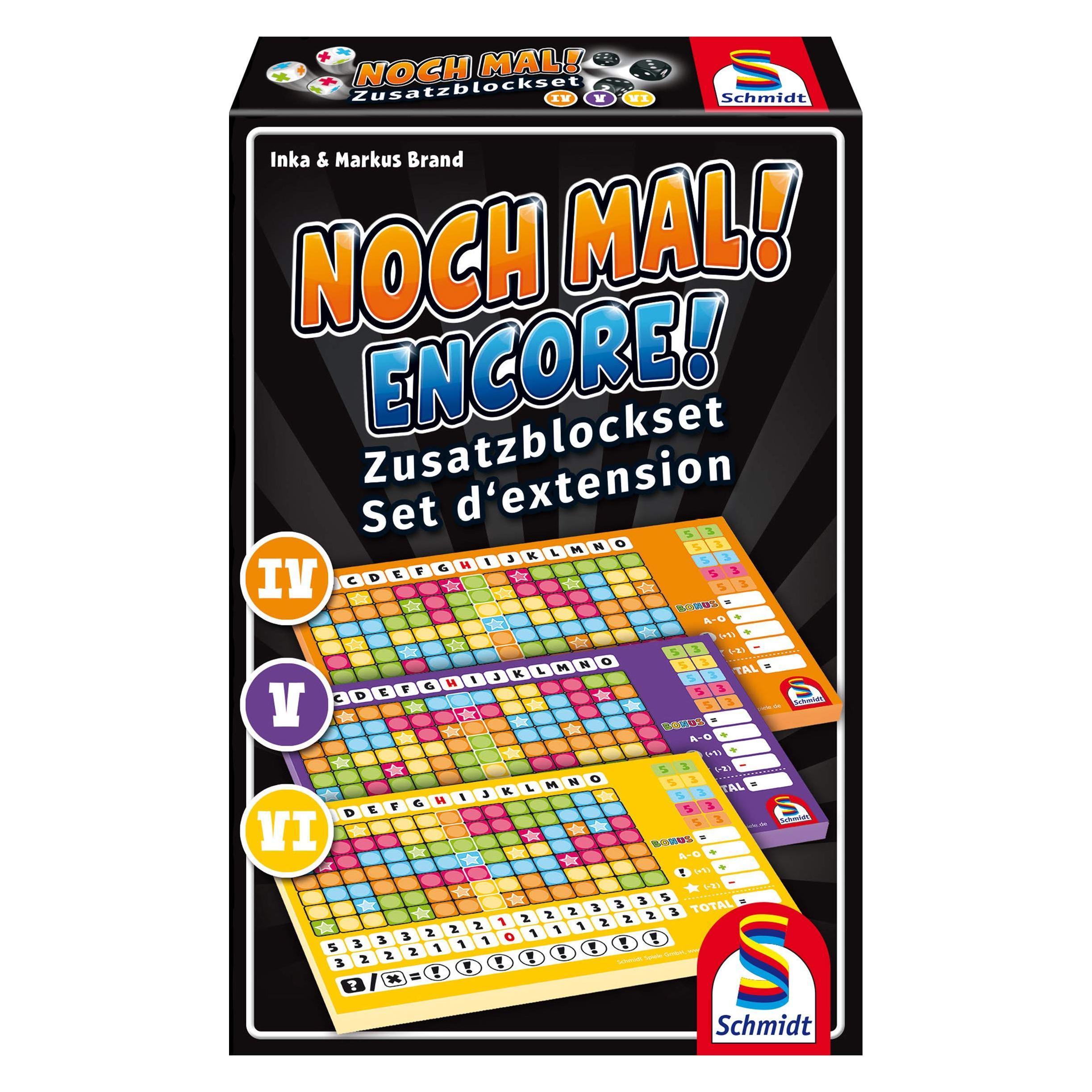 Schmidt Spiele Noch Mal. Zusatzblockset (Deutsch, 1 - 6 Spieler) (49345)