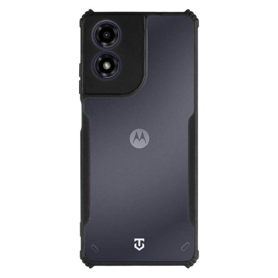 Tactical Quantum Stealth Cover for Motorola G04 Clear/Black (Motorola Moto G04) (8596311248702)
