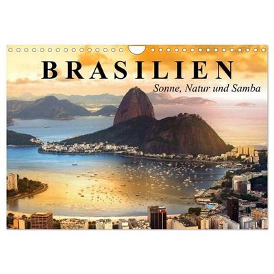 Brasilien. Sonne, Natur und Samba (Wandkalender 2027 DIN A4 quer), CALVENDO Monatskalender