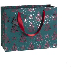 Clairefontaine 5x Premium Velvet 2, Geschenktasche 32x13x24,5 - Grün 212904C