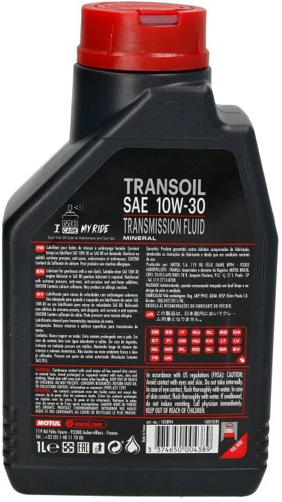Getriebeöl MOTUL Transoil 10W30 1L