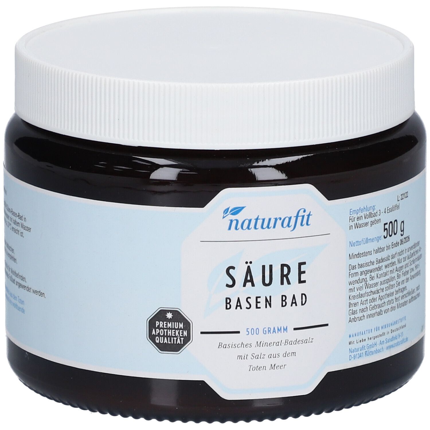 Naturafit Säure Basen Bad 500 g Pulver