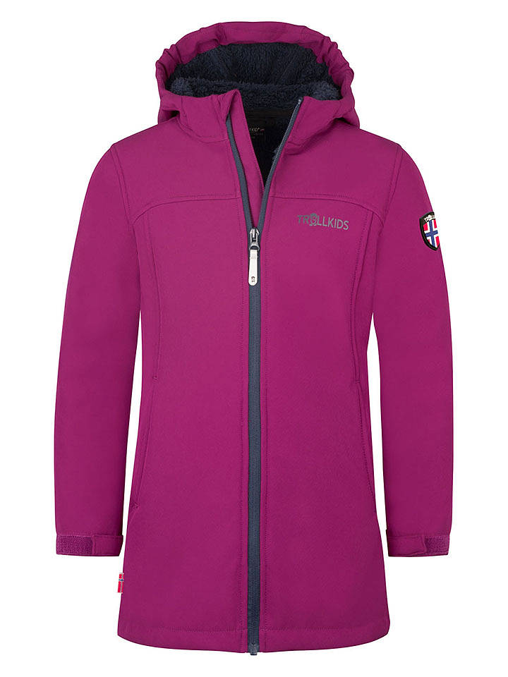Trollkids Softshellmantel "Kristiansand" in Pink - 116