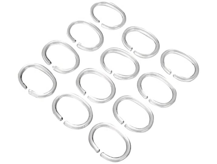 Kleine Wolke Anneau pour rideau de douche Transparent lot de 12 pièces