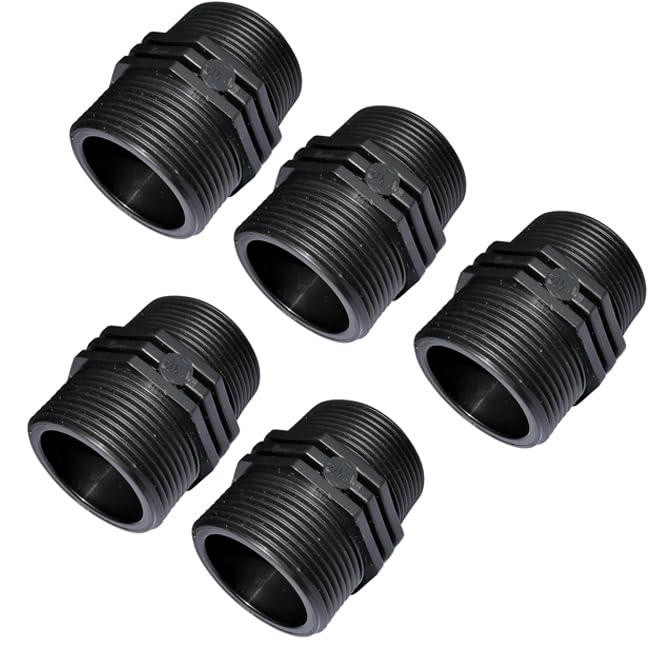 Lustrens Verpakking met 5 kunststof schroefdraadboren 1 inch x 3/4 inch