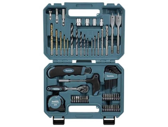 Makita E-15095 Lot de 60 outils à main et embouts