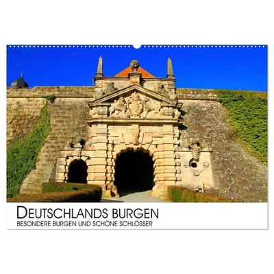 Deutschlands Burgen - besondere Burgen und schöne Schlösser (Wandkalender 2027 DIN A2 quer), CALVENDO Monatskalender