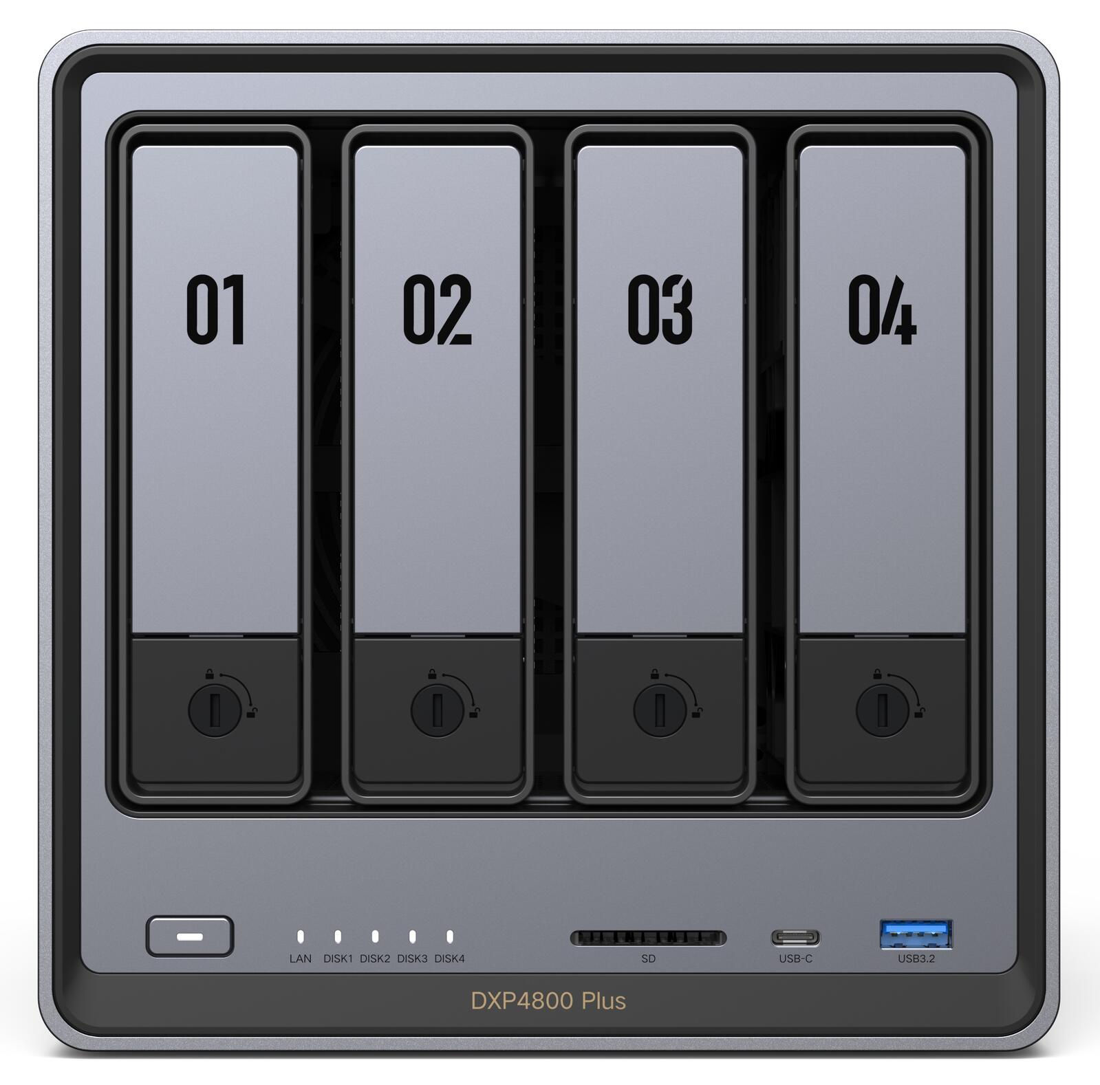 UGREEN NASync DXP4800 Plus 4 Einschübe NAS-Server Leergehäuse (35261)