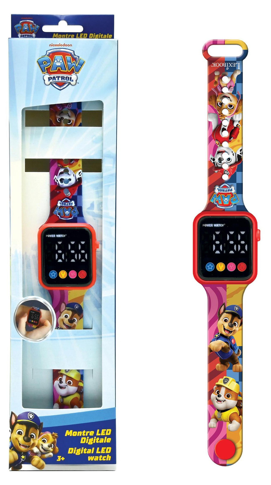 Lexibook Paw Patrol Connected LED Watch met verstelbare band