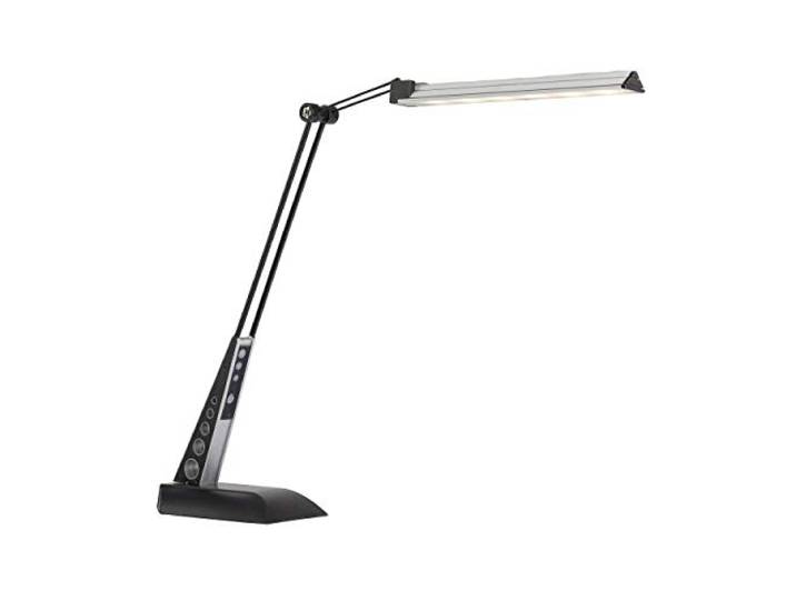 BRILLIANT Lampe Jaap LED Schreibtischleuchte schwarz/chrom 1x 6W LED integriert, (420lm, 5500K) Mit 3-Stufen-Touchdimmer