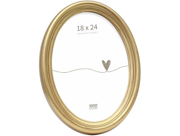 Deknudt Frames fotolijst S100A3 - goud - ovaal - 18x24 cm