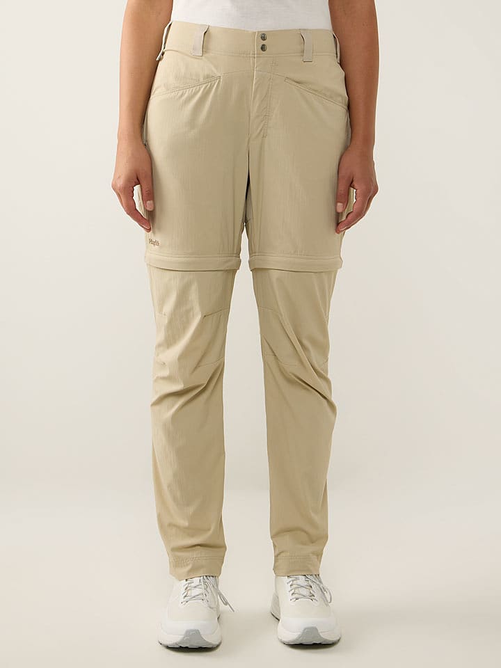 Haglöfs Zipp-Off-Funktionshose "Lite Standard Zip-Off II" in Beige - 36