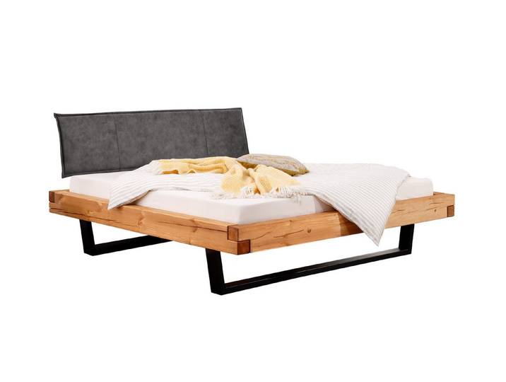 Woodroom Massivholzbett Ypern (Liegeflächen: 140 × 200, 160 × 200 oder 200 × 200 cm), massive Kiefer eichefarbig geölt