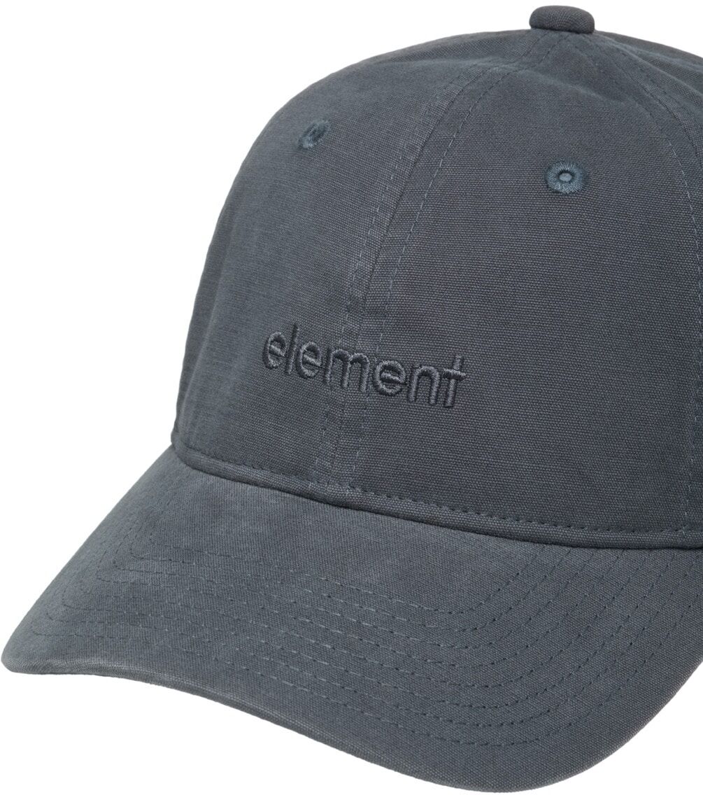 Fitted Cap ELEMENT "Lowcase Dad", Herren, grau (schwarz slate), Obermaterial: 100% Baumwolle., Caps Fitted Cap