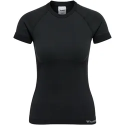 hummel, Damen, Sportshirt, Clea Seamless Tight T-Shirt (L), Schwarz