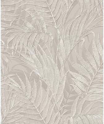 Veer Decor Embroidened Palm Wallpaper