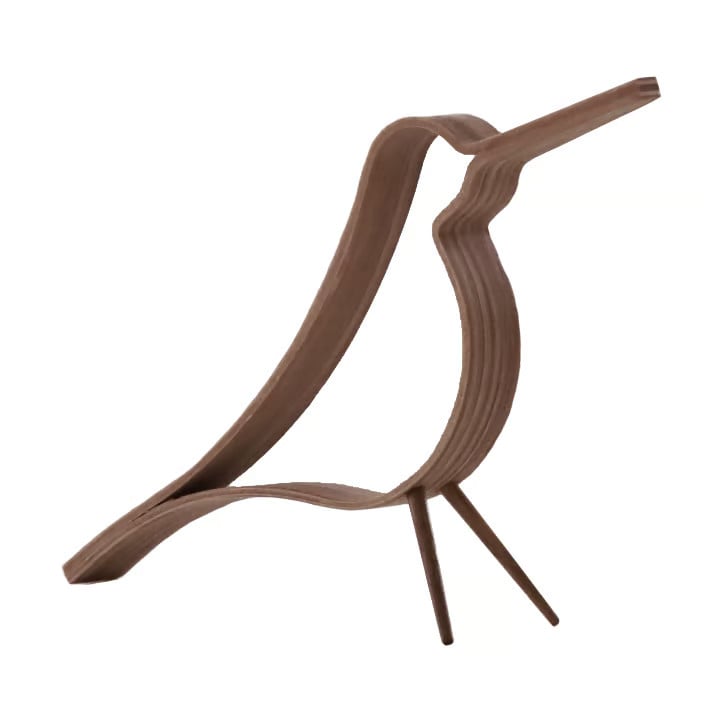 Cooee Design Woody Bird tabletop decor klein donkergebeitst eiken
