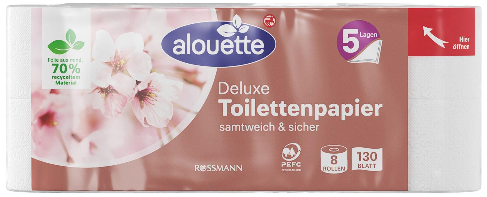 alouette Toilettenpapier Deluxe 5-lagig 4068134106964