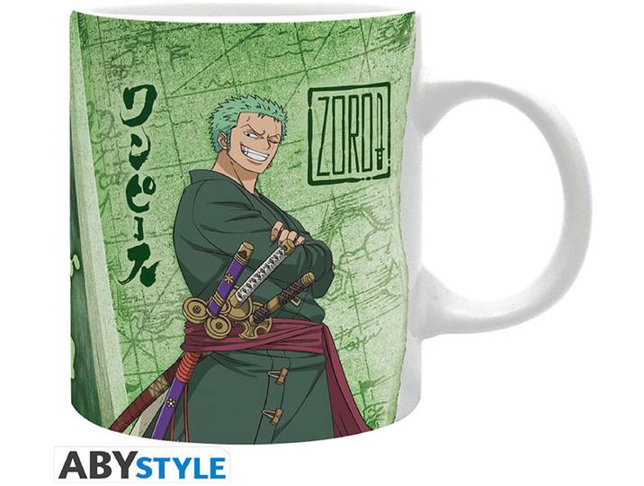 One Piece Zoro Unisex Kop - meerkleurig - Standard