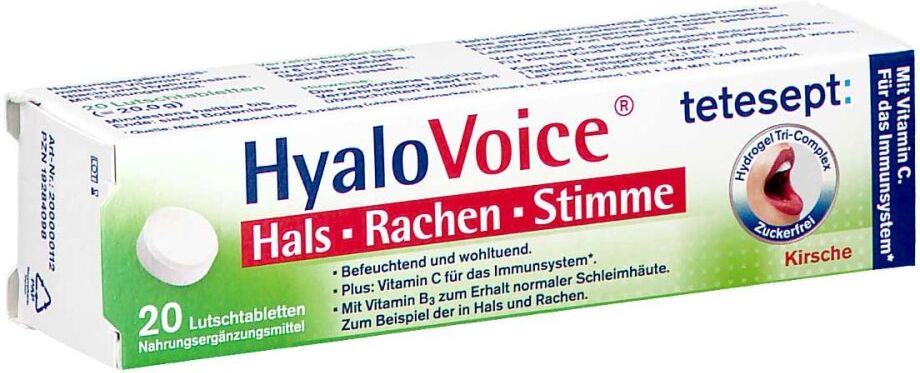 Tetesept Hyalovoice Hals Rachen Stimme Lutschtabletten