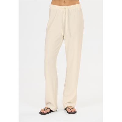 Sweathose ATHLECIA "Cardall", Damen, Gr. 40, EURO-Größen, beige, 66% Polyester, 28% Viskose, 6% Elasthan, unifarben, lang, Hosen Sweathose, in komfortabler Qualität