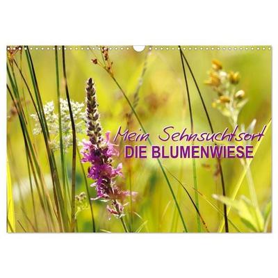 Mein Sehnsuchtsort, die Blumenwiese (Wandkalender 2027 DIN A3 quer), CALVENDO Monatskalender