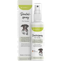 TierPLus Dentalspray für Hunde gegen Zahnbelag Zahnstein & Mundgeruch von EXVital