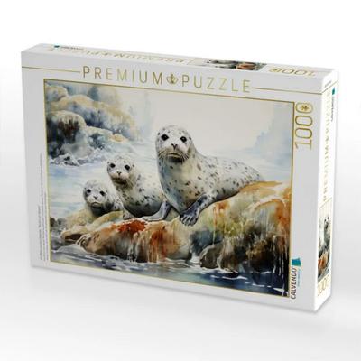 CALVENDO Puzzle Ein Motiv aus dem Kalender 'Neulich am Wasser' | 1000 Teile Lege-Größe 64x48cm Foto-Puzzle für glückliche Stunden