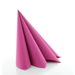 Sovie HOME Serviette Violett aus Linclass® Airlaid 40 x 40 cm, 12 Stück Unifarben Basic Neutral