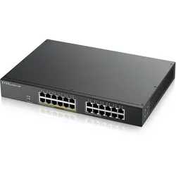 Zyxel Switch 24-Port Gigabit Ethernet 12-Port PoE+ 130W Smart Managed 0dBA