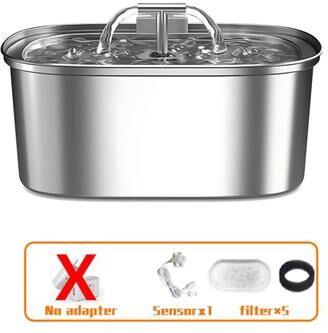 Uplifted Finds Clinical Stainless Steel Water Fountain 1 Set 5 Filters Sensor