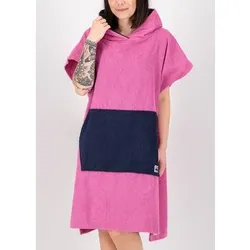 DEPROC ACTIVE Poncho PONCHINO Badeponcho PARLEE BEACH, Größe S in Pink Pink