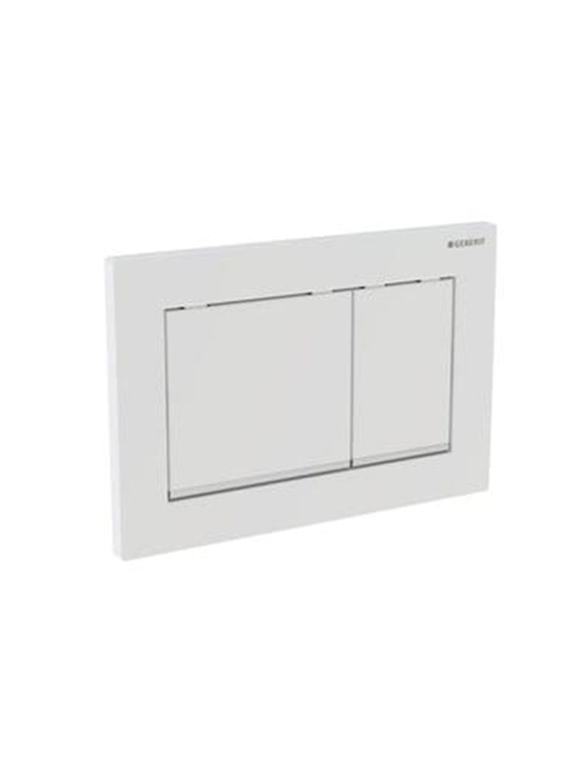 Geberit actuator plate omega30 for dual flush: white / brigh