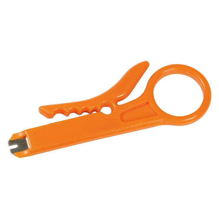 LogiLink LSA Anlegewerkzeug mit Abisolierfunktion (90 mm) (WZ0024)