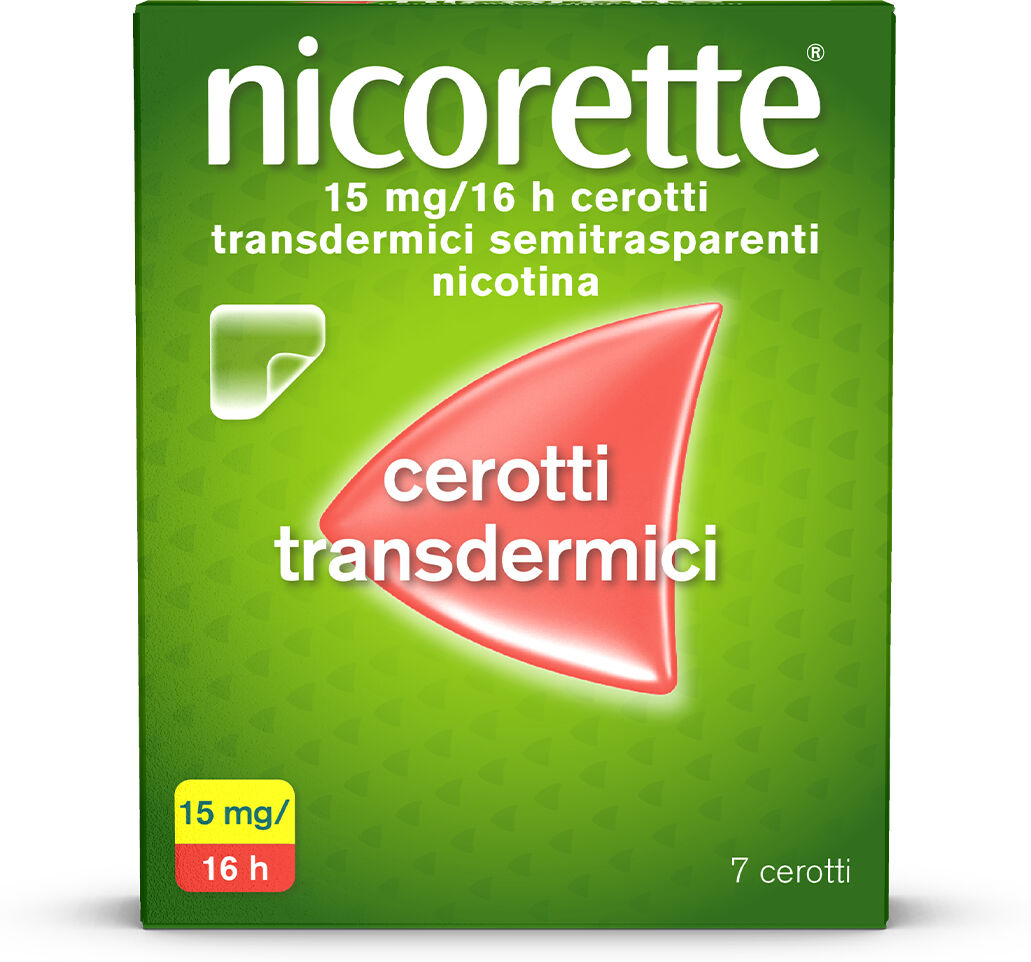 Nicorette 7 Cerotti Transdermici 15 Mg Smettere Di Fumare