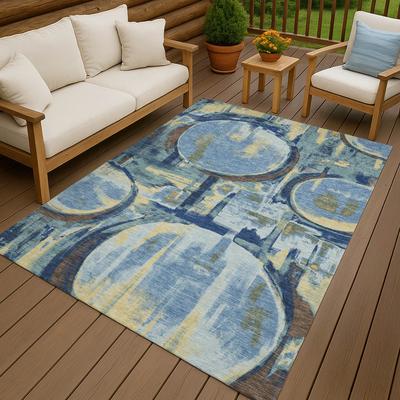 Addison Rugs Machine Washable Indoor/ Outdoor Modern Erie Chantille Rug