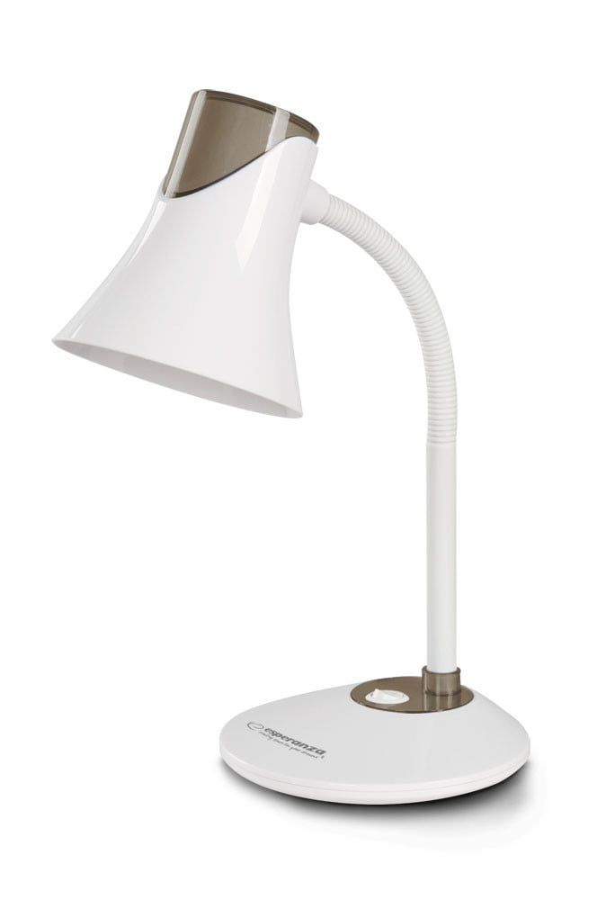 Esperanza Polaris bureaulamp, zwart, E27, LED