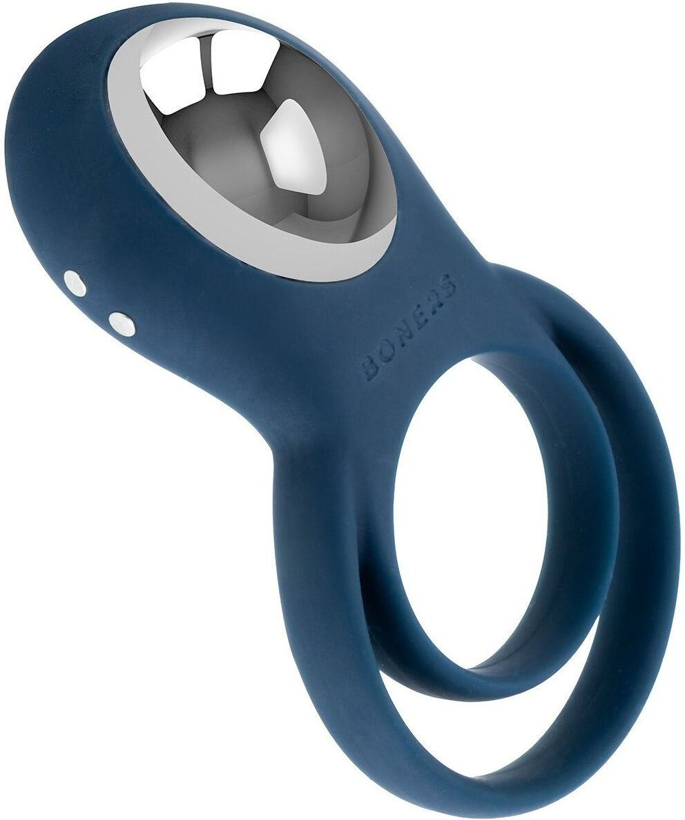 Boners Anneau vibrant en silicone doux pour couples