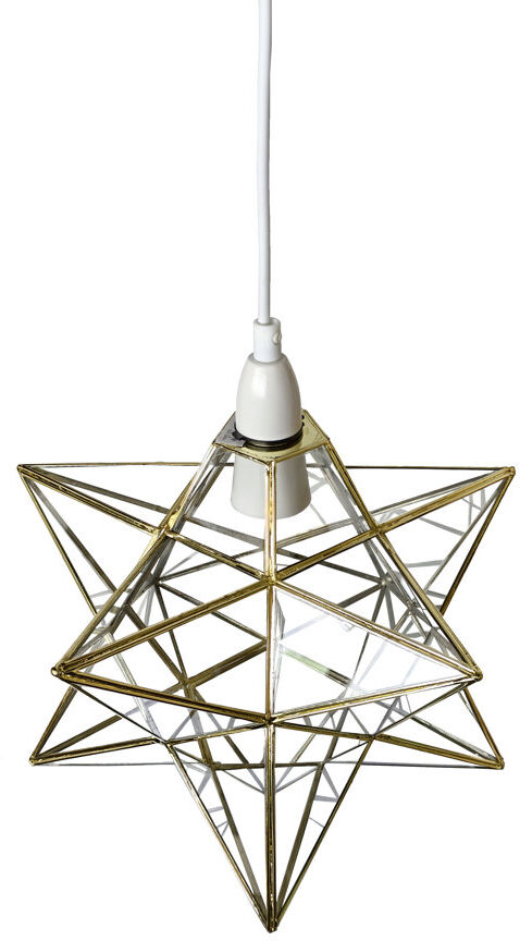 Canora Grey 30cm H Glass Lamp Shade in Clear Clear 30cm H X 30cm W X 30cm D