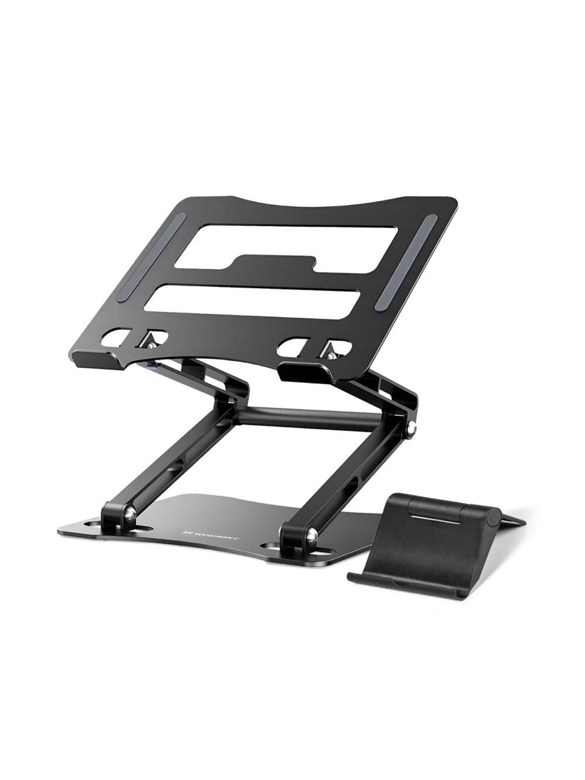 Wozinsky WRS-CPY75DSB Aluminum Laptop and Tablet Stand + Smartphone Stand - Black