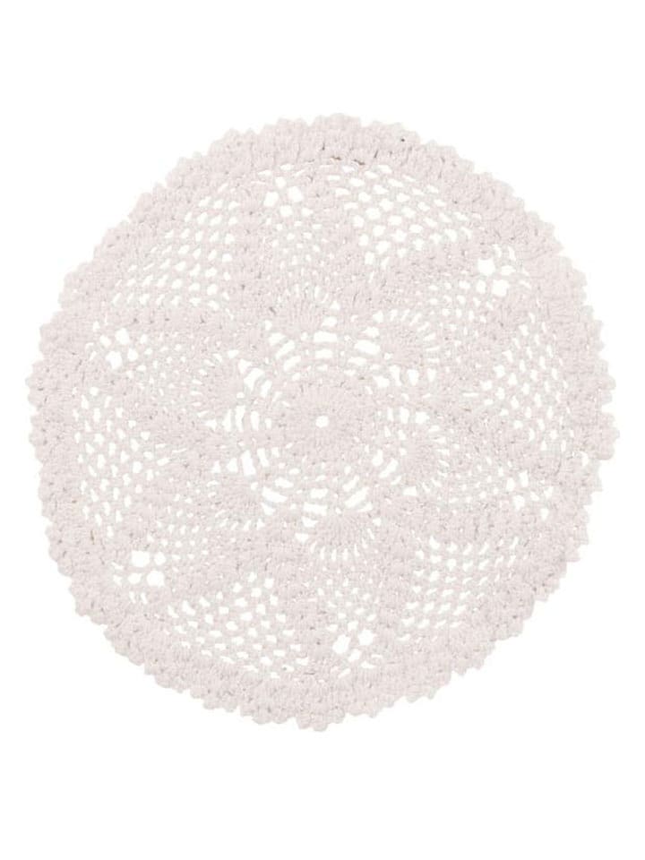 J Line Tischset in Weiß - Ø 32,5 cm - onesize